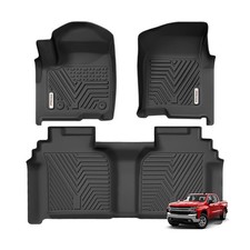 YITAMOTOR Floor Mats for 2019-2026 Chevrolet Silverado/GMC Sierra 1500  2020...