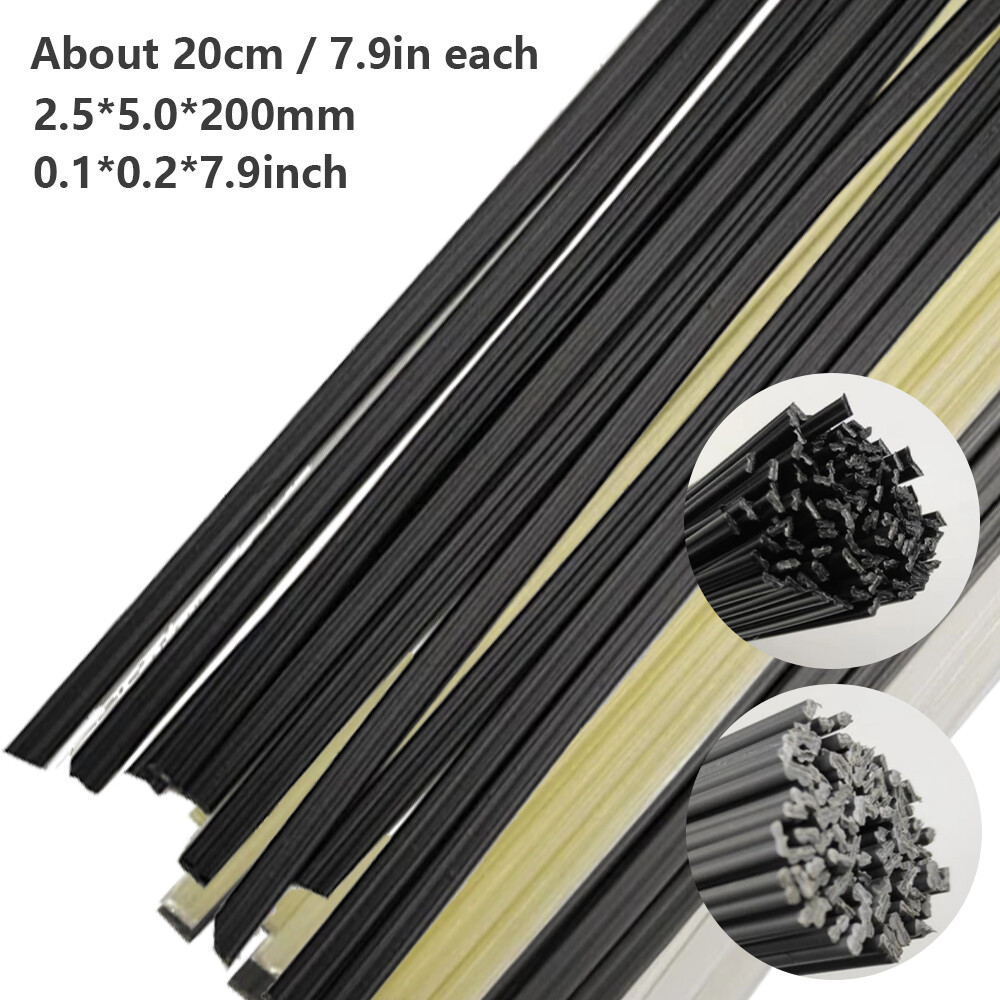 40pcs 20cm Welding Rods Plastic Welding Strips PP/PVC/PE/ABS Soldering