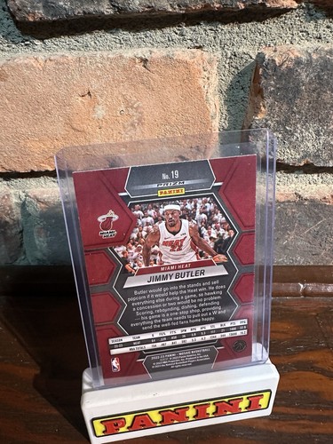 2024 Panini Mosaic Basketball Jimmy Butler Yellow Prizm #19 Heat - Bild 2 von 2