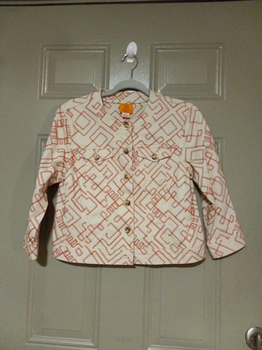 Ruby Rd. Denim 3/4 Sleeve Button Jean Jacket Size 8P - Picture 3 of 15