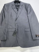 Mens Renoir Gray Two Button Sport Coat 44L NEW