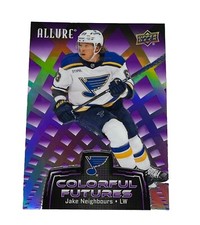 2024-25 Upper Deck Allure Colorful Futures Purple NHL Card #CF-3 Jake Neighbours