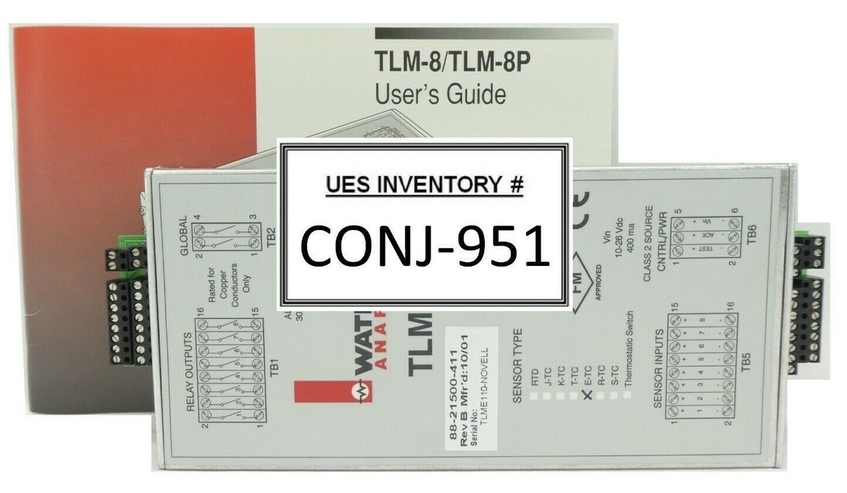 その他 lycee 800 Watlow 88-21500-411 Thermal Limit Monitor TLM-8 Novellus 27