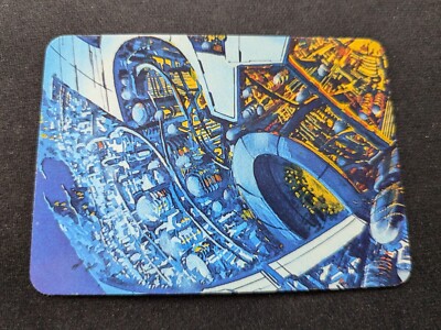 1985 Hasbro Transformers Action Card # 42 The Planet Cybertron (NM)
