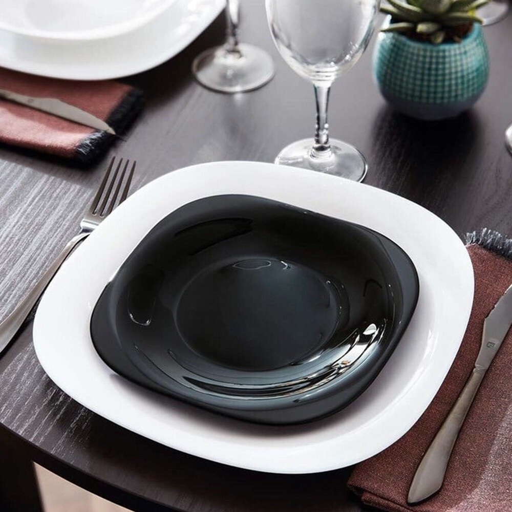 Plato Llano Platos Carine Luminarc Personas Plato Llano Blanco De