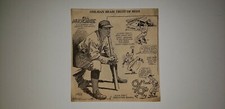 Bill McKechnie Reds 1939 Cartoon Sketch By Art Krenz
