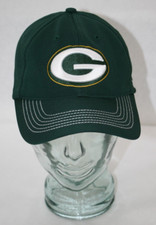 NFL Team Apparel '47 Brand Green Bay Packers Football Logo Hat Cap Stretch Fit