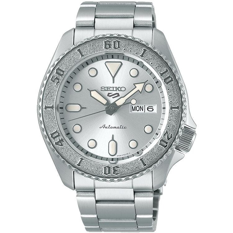 SEIKO 5 Sports SRPE71K1 Automatic Watch Steel Grey 100M Silver SKX
