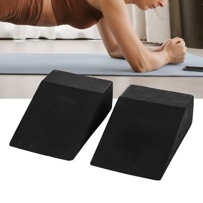 2x Squat Wedge Block Wadenstrecker Rutschfestes Yoga-Schaumkeil-Schrägbrett