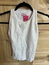 NWT Lilly Pulitzer Luxletic Vanti Bra Tank Racerback Textured White XXS MSRP 88