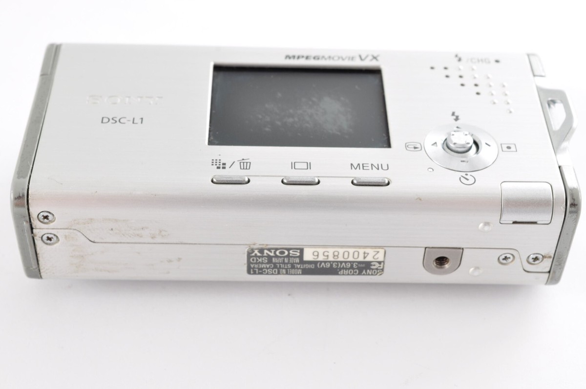 Sony Cyber-Shot DSC-L1 Silver 4.1MP Digital Camera [Exc+4