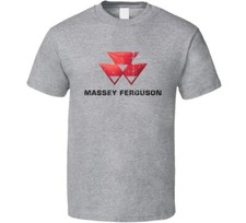 Massey Ferguson Tractor Logo Worn Look Father       s Day Gift Fan T Shir