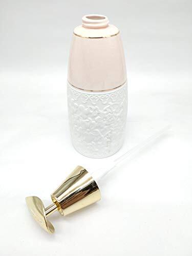 Dispensador De Jabón De Cerámica Mate De Doble Color Con Forma Cónica Rosa 350Ml - Imagen 2 de 3