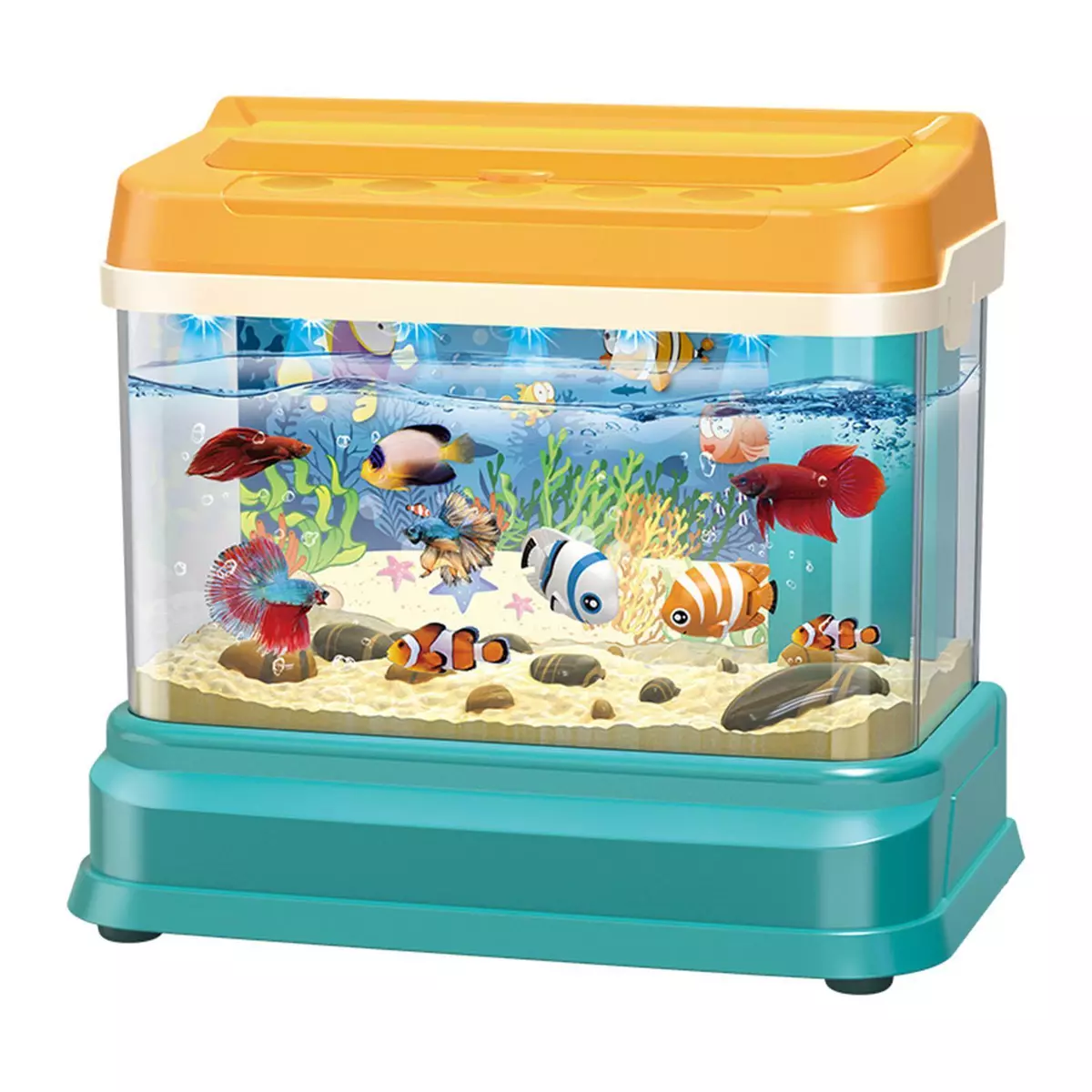 Animated fish sales tank toy
