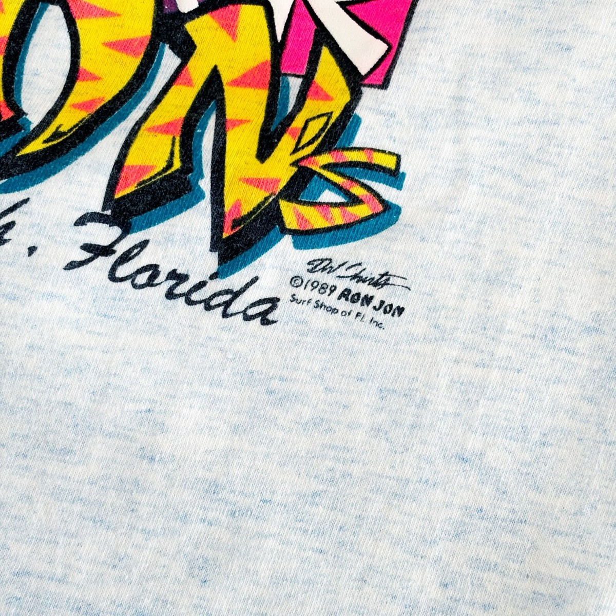 トップス 80's RON JON SHARK Tee Special 10500804153-red-ron-jon-kids-