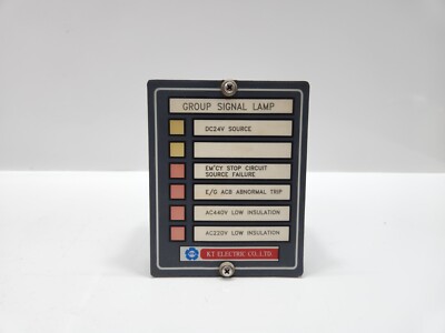 KT ELECTRIC KTMS-20 GROUP SIGNAL LAMP PANEL