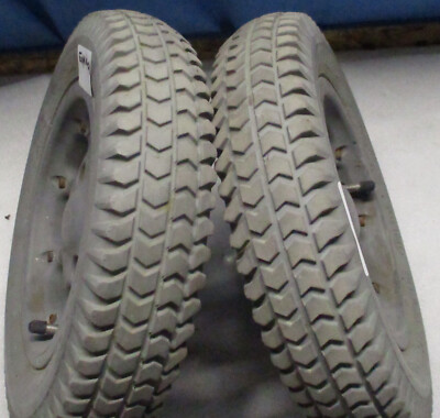 A1 QUICKIE XPERIENCE WHEELCHAIR AIR TIRES 3.00-8 VERY GOOD CONDITION