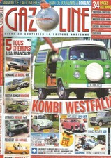 GAZOLINE N°214 KOMBI WESTFALIA / R18 BREAK 4X4 / SIMCA RANCHO / MEHARI 4X4 / 600