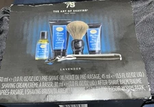 The Art of Shaving Lavender 5 Pc Travelkit W/Morris Park Razor New