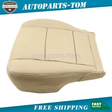 2000 To 2004 For Toyota Sequoia Tundra Passenger Bottom Seat Cover Tan Leather