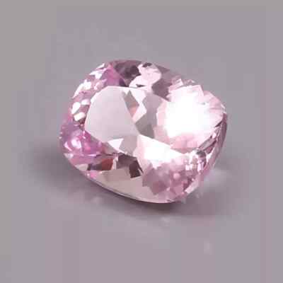 18x13 mm Natural 25.7 CT Light Pink Sapphire Loose Cushion Certified Gemstone AG