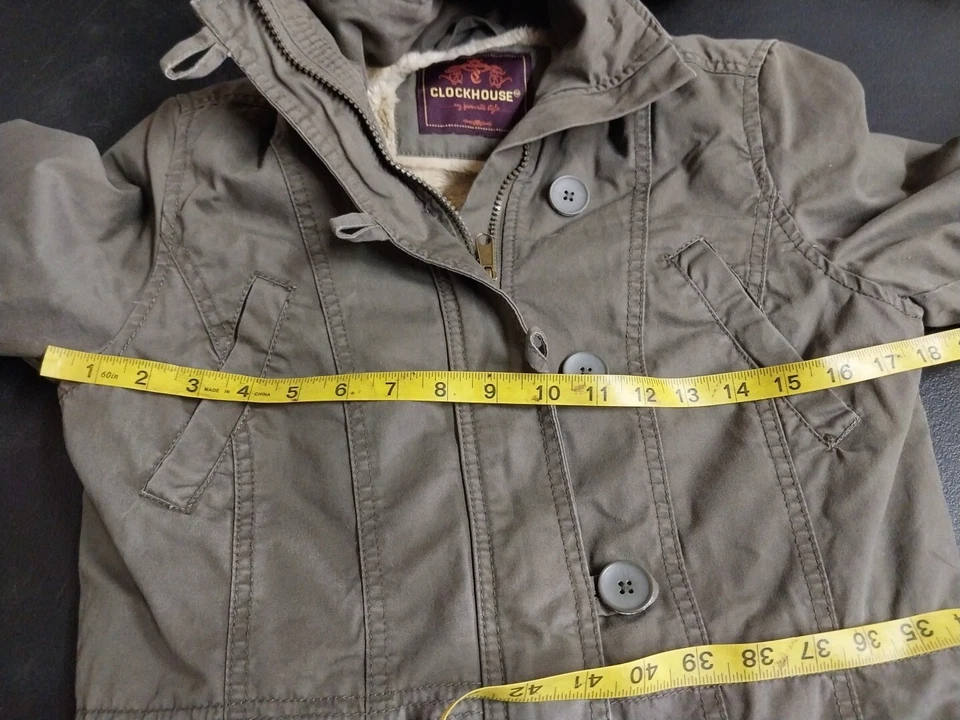 Chaqueta de Campo Extraíble con Capucha Estilo Militar CLOCk HOUSE Damas Talla M Foto 4 de 4