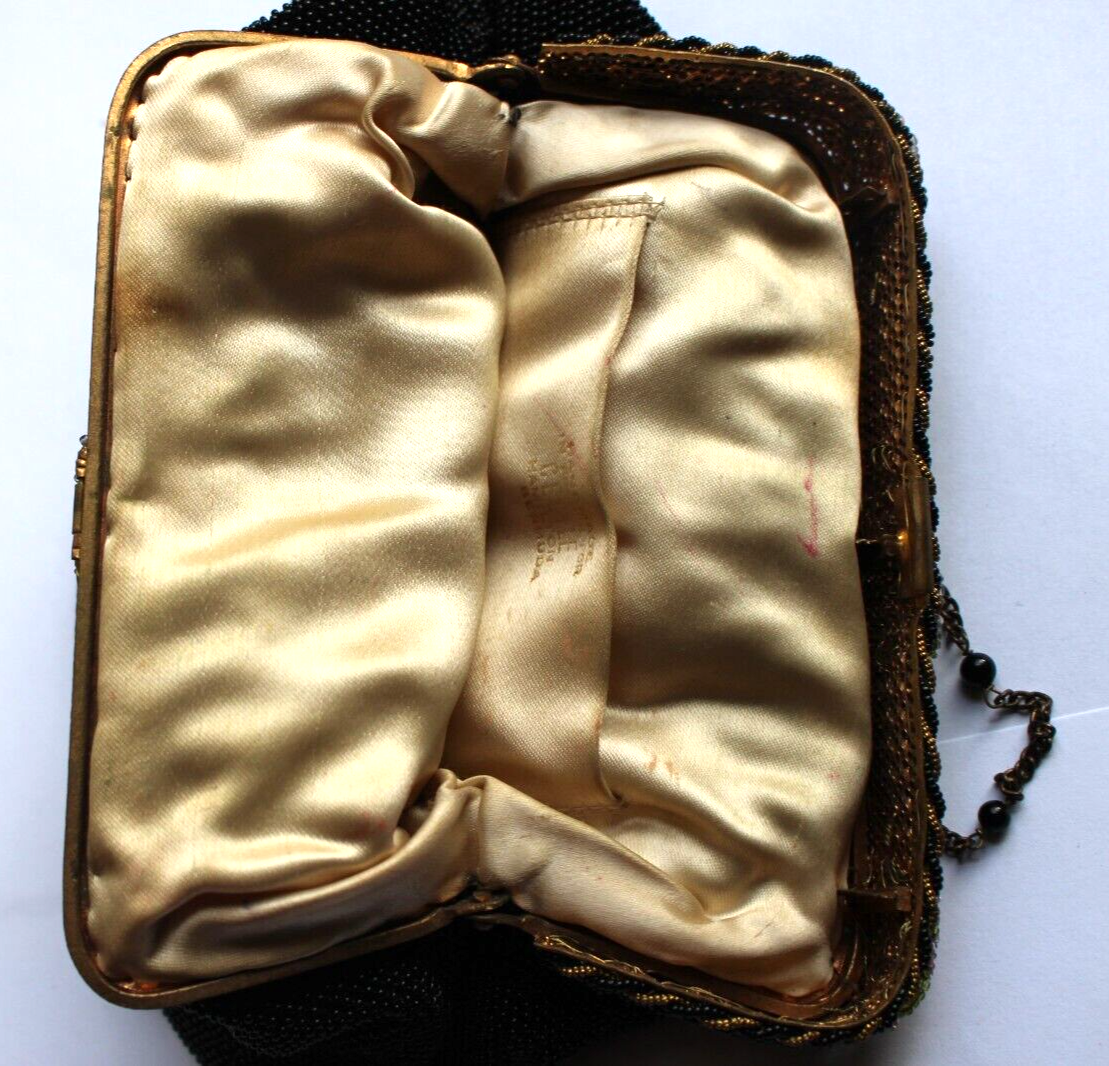 cecile hamilton ビーズバッグ　アンティーク　フランス Vintage Hand Made in France for CECILE, Hamilton Bermuda