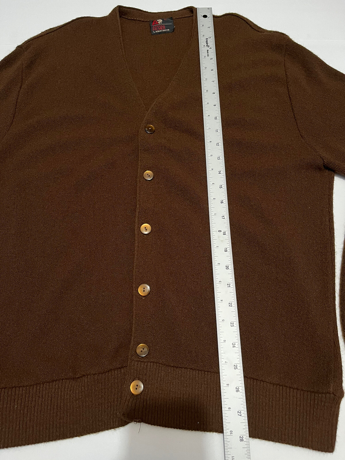 Robert Bruce Cardigan Golf Funky Brown 