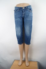 Rock  Republic Jeans Roskilde Capri 8 28 X 19 Women's Denim Medium Wash Zip F