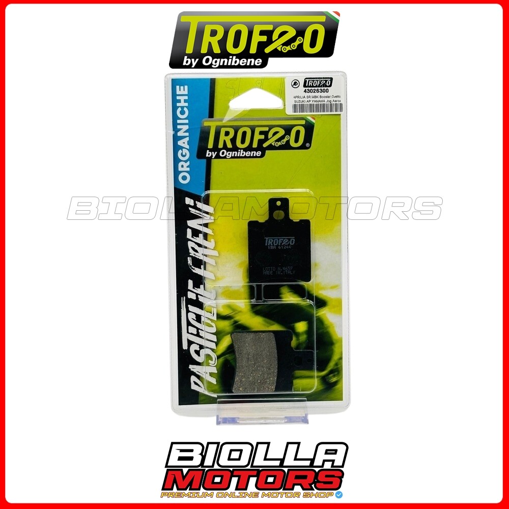 43026300 PASTIGLIE FRENO ANTERIORI TROFEO YAMAHA AEROX (NS50F) 50