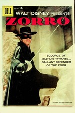 Four Color 882 - Walt Disney Presents Zorro 1957, Dell - Good/Very Good