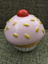 Peppa Pig Tea Party Set Fun With Food Cupcake Pink W/Yellow Sprinkles  Cherry