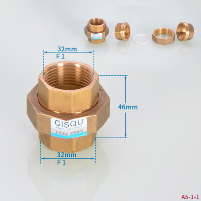 1'' Inch Male Female Pipe Garden Hose GHT Brass Thread Adapter FasParts Water