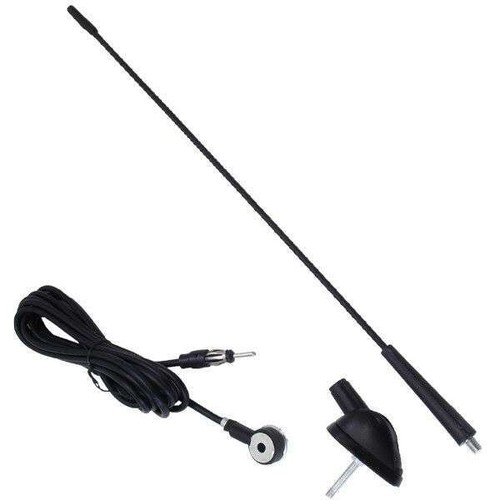 Antena de barra universal 43cm 16V antena de techo negro reequipamiento con cable - Imagen 3 de 3
