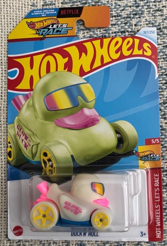 HOT WHEELS LETS RACE DUCK N’ ROLL Glow In The Duck