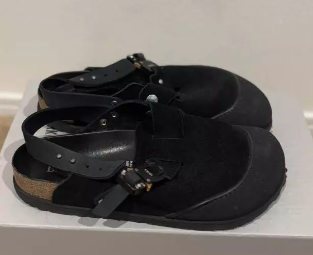 Sabots Dior Birkenstocks Tokyo Mule noir unisexe taille EU40 US8 avec boite