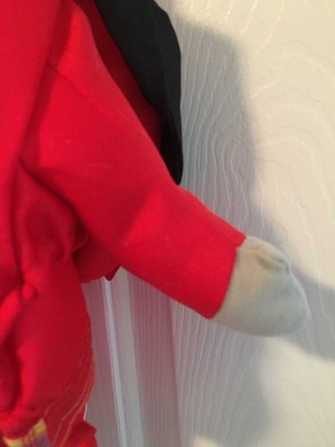 Costume pompiere cane animale domestico 2 pezzi M-L cappello rosso e giacca riflettente toppa vigili del fuoco - Foto 7 di 12