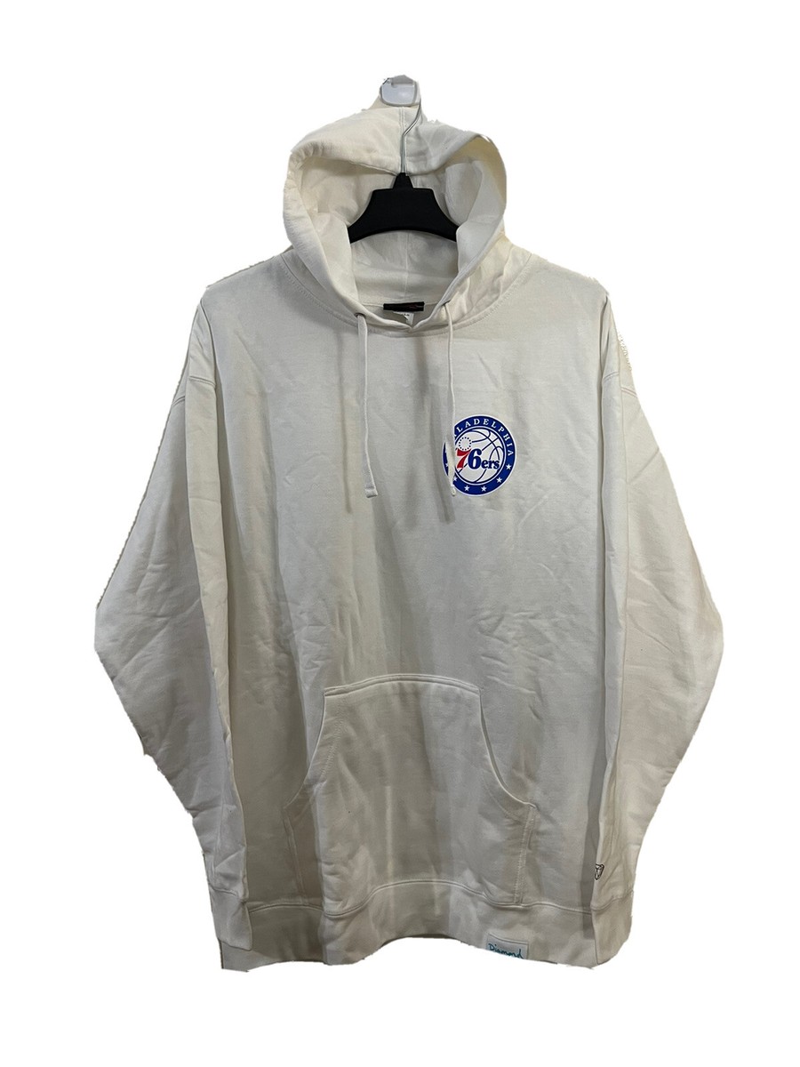 DIAMOND SUPPLY X SPACE JAM NBA PHILA 76ers BUGS BUNNY PULLOVER HOODIE SZ 2XL