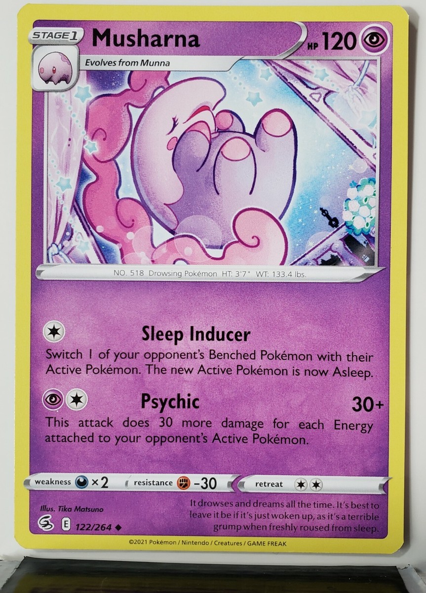 musharna pokemon card value Pokemon - Sword & Shield - Base Set reveal them Musharna 122/264 - NM /