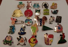 Disney Trading Pins-25 Assorted Pins-No Duplicates-Free Shipping