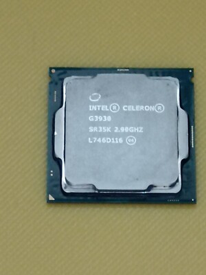 One CPU Intel Celeron G3930 2.90 GHz - Used but Working Well