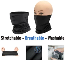 Gaiter Face Scarf Dust Cover, Sun Protection Musk Cool Lightweight Windproof 