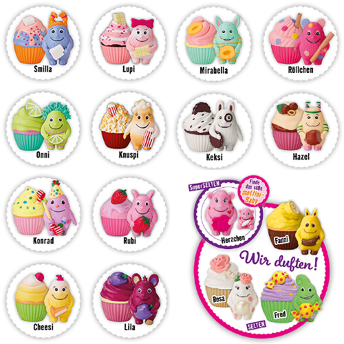 Blue Ocean Moffini série 4 Magic Baker choisir les 16 monstres muffins