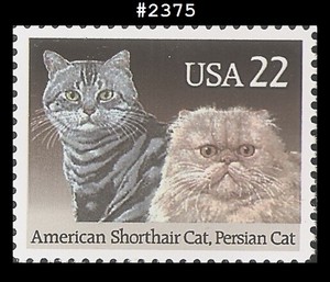 US-2375-MNH-Cats-American-Short-Hair-Persian