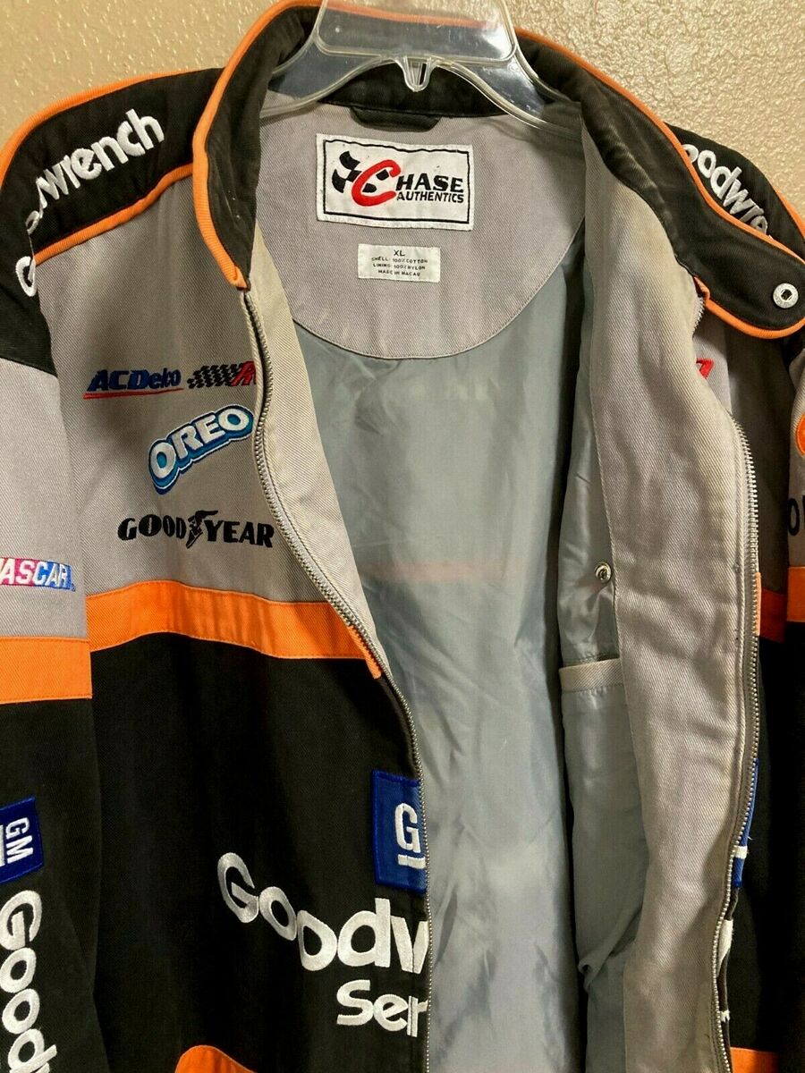 VINTAGE KEVIN HARVICK RCR GM GOODWRENCH NASCAR JACKET BY CHASE AUTENTICS XL