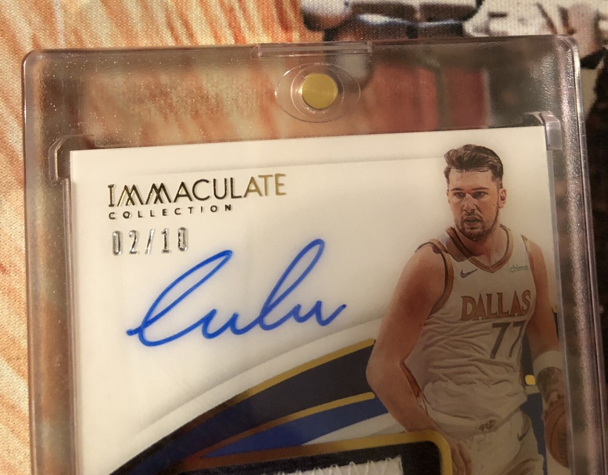 その他 Luka Doncic Auto RC Immaculate Moments 2021-22 Panini Immaculate Collection Patch Autograph Gold