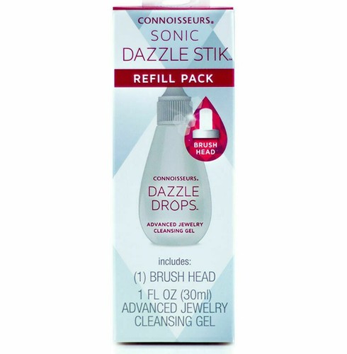 CONNOISSEURS Sonic Dazzle Stik Nachfüller – Silberreiniger Mit Tauschbürste