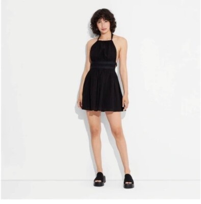 Women's WILD FABLE Target Tie Back Mini Fit Flare Dress Size XS