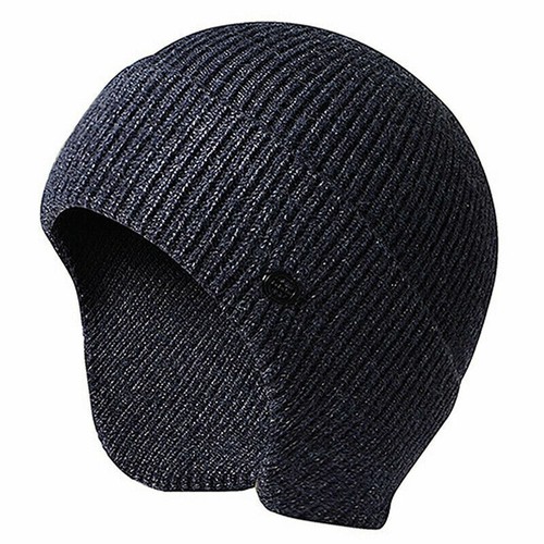 Winter Lady Men Knitted Slouch Beanie Hat Thermal Fleece Lined Baggy Skull Cap - Picture 37 of 40