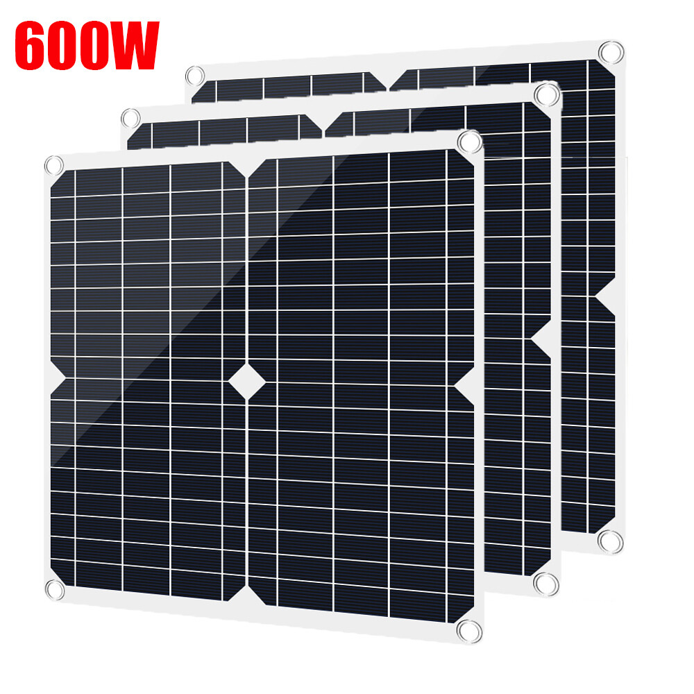 600W Solar Panel Kit 100A 12V Battery Charger w/ Controller 